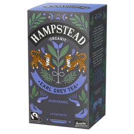 Hampstead Tea | Earl Grey | 4 X 20 Bags | Plastic Free | 100% Organic