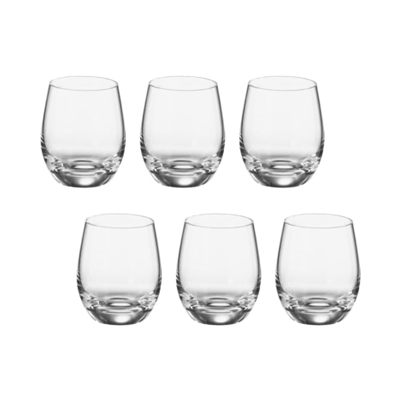 Bohemia Crystalite 2S180060 Mergus, Juego de 6 Tequileros de 60