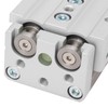 Pneumatic Cylinder SMC Type Dual Shaft Rod Double Acting Precise