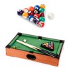 16Pcs Small Tabletop Pool Table Balls, Small Pool Cue Balls