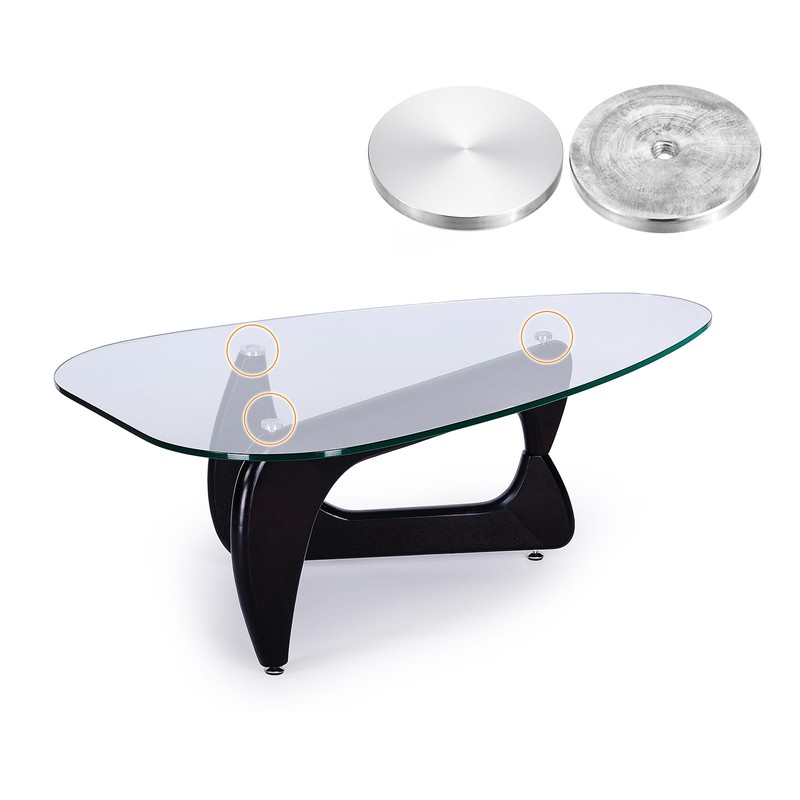 sourcing map M10 Thread 70 mm Diameter Round Shape Aluminium