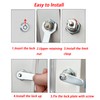 ZBAwvini 3 Pack RV Storage Locks Keyed Alike, Tubular Cam