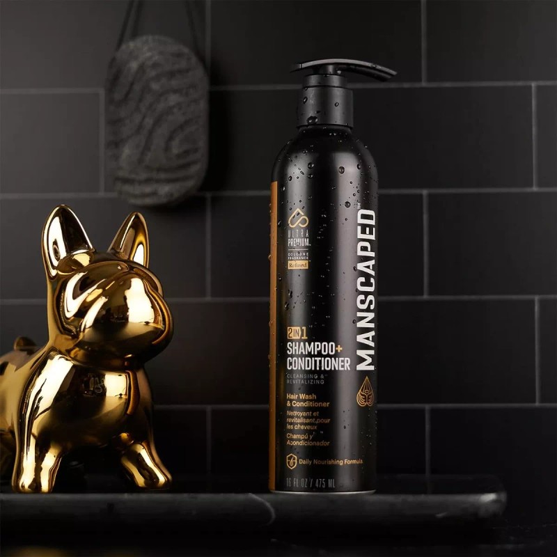 Manscaped Champú Y Acondicionador 2 En 1 Ultra Premium Para