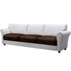 Imnopqr Couch Cushion Covers Leather Look Sofa Covers for 3