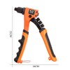 Manual Rivet Gun Kit with 80 Aluminium Rivets, Hand Riveter