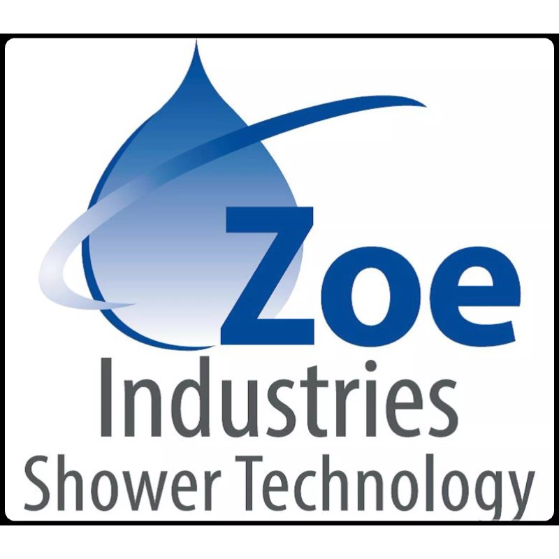Zoe Industries Chrome Dual Shower Head Diverter - Run two