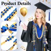 Canlierr 17 Pcs Graduation Leis and Cord Set 2025 Braided
