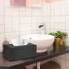 BTSKY Rectangular Tissue Box Cover Holder PU Leather Napkin Holder