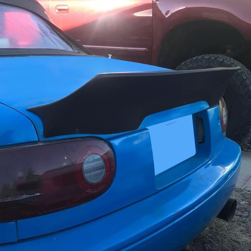 Kojem Rear Trunk Spoiler Tailgate Lip Ducktail Wing Kit Compatible