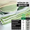 11 Bamboo Microfibre Cloths XXL, Washable Sponges + Bag, Premium