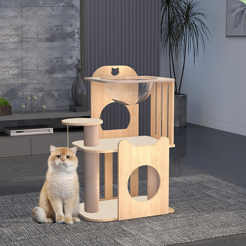 YEXEXINM Trimmable Cat Scratching Post Carpet Covered 78.7”x15.8” Self-Adhesive Cat
