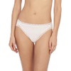 Natori Women's Bliss Cotton French Cut Bikini Briefs, White, Large