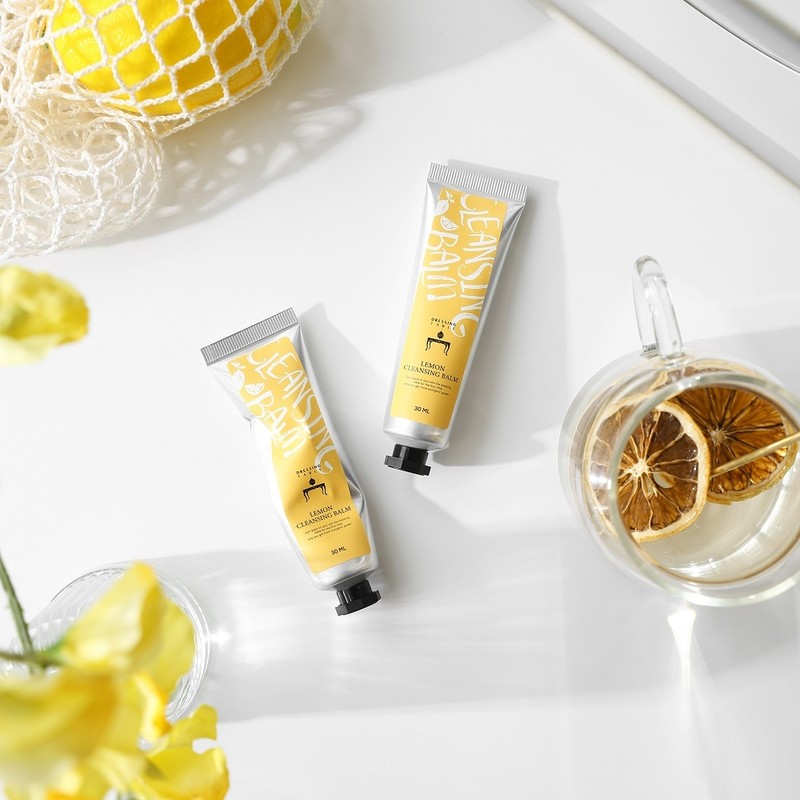 Lemon cleansing balm, physical exfoliation, blackhead, facial sebum removal, 30g
