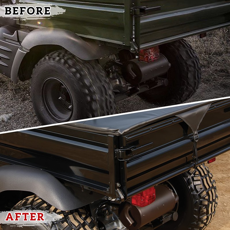 SAUTVS Red Tail Light Housing for Kawasaki Mule, Tail Lamp