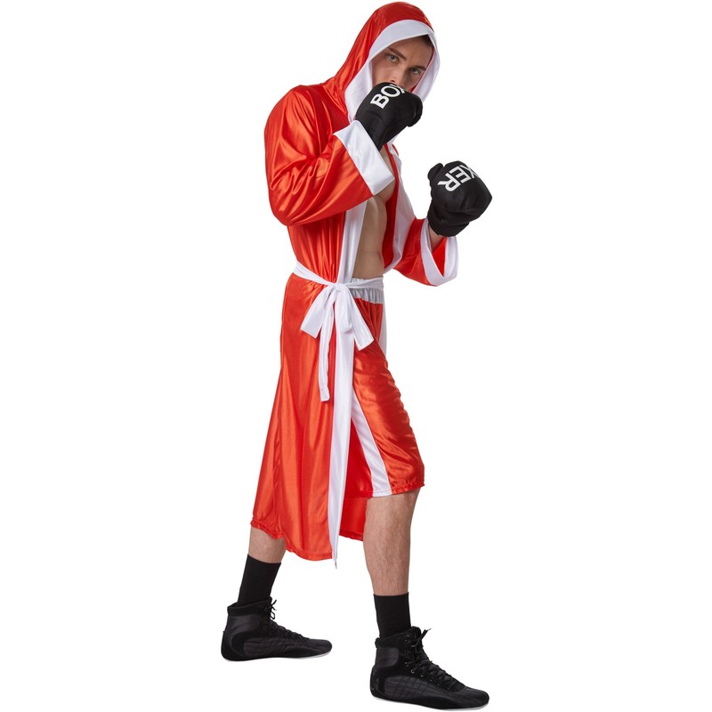 dressforfun Men’s Boxer Costume | Elasticated shorts | Hooded ring