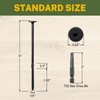 LIONMAX Structural Wood Lag Screws #14 x 6 Inch, 50-PCS,