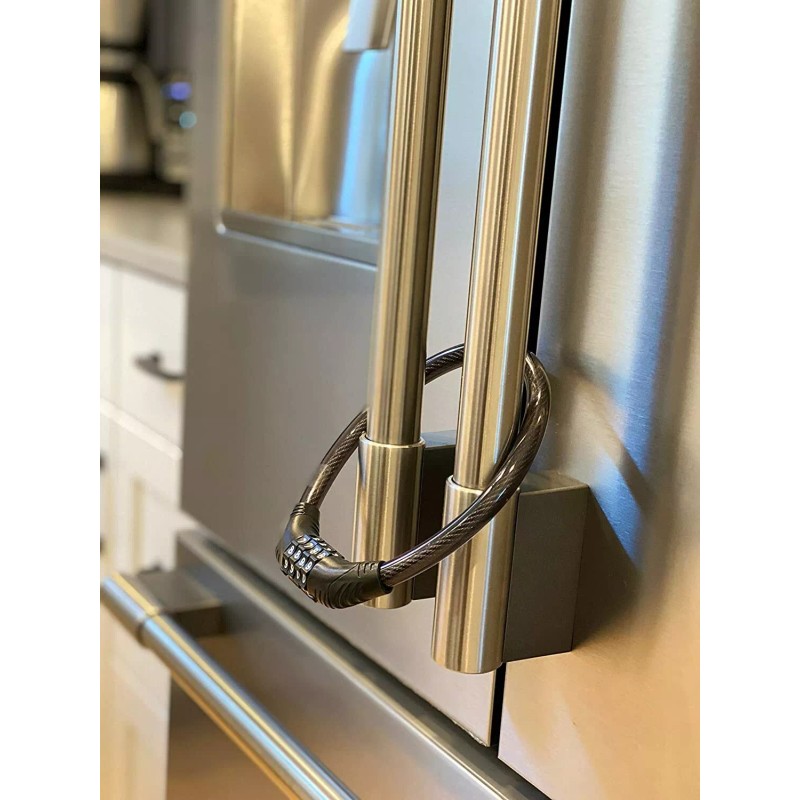 Urban August Refrigerator & Cabinet Lock: For French-door & side