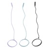 3PCS Eyelash Extension Tweezers Holders Bracelet Silicone Ring Tweezers Protector