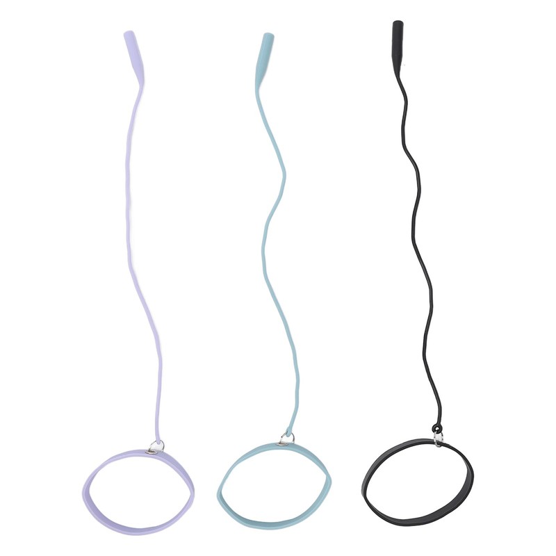 3PCS Eyelash Extension Tweezers Holders Bracelet Silicone Ring Tweezers Protector