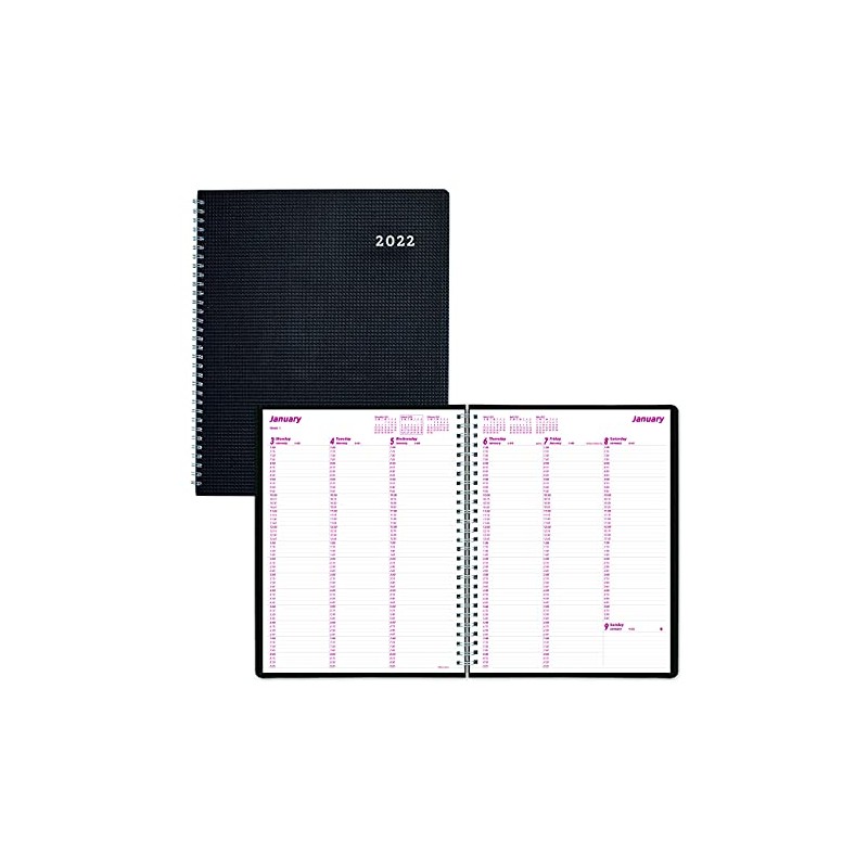 Brownline DuraFlex Weekly Planner 2022, 12 Months, January to December,