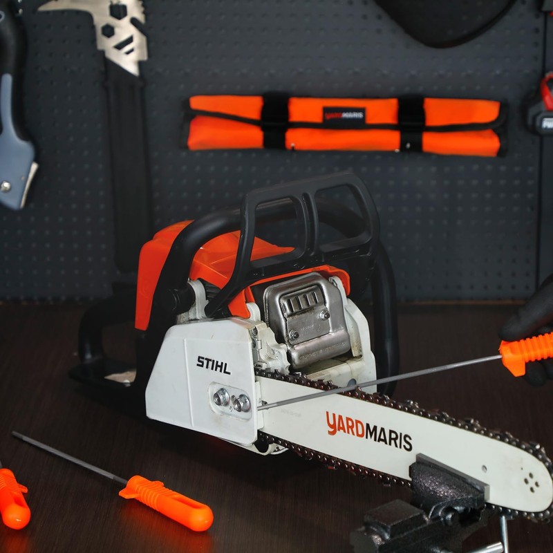 YARDMARIS 6 Pcs Chainsaw File Kit Includes 5/32", 3/16", 7/32"