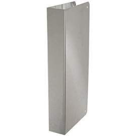 Don-Jo 90-CW 22 Gauge Stainless Steel Blank Wrap-Around Plate with Trim Screws, Satin Stainless Steel Finish, 5" Width x 12" Height