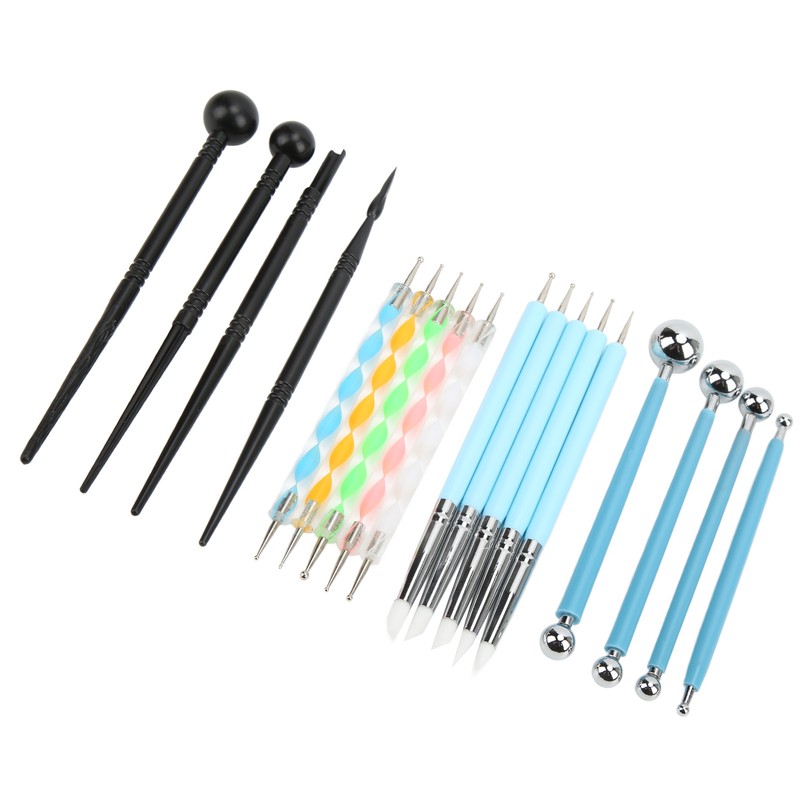 18 Pcs Clay Tools DIY Handicraft Multipurpose Pottery Clay Sculpting