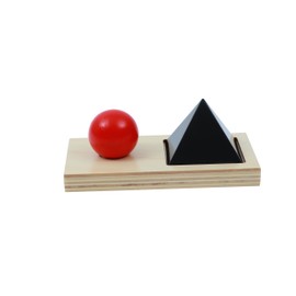 Montessori Language Development Materials Noun & Verb Introduction Solids with Tray Wooden Learning Aids