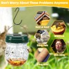 2026 New Wasp Traps Outdoor Hanging with LED Light, 4