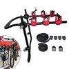 Bike Trunk Mount Rack, 3-Bicycle Car Carrier Rack，Portable Trunk-Mount Bike