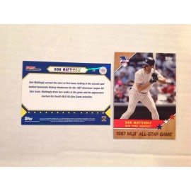 Don Mattingly #23 MVP Yankees 2017 TOPPS ON-DEMAND ALL-STAR GAME HOMAGE TO 1987