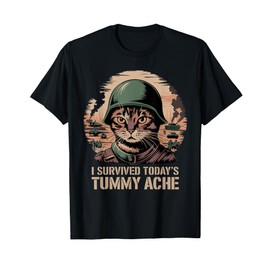 Tummy Ache Survivor | I Survived Today's Tummy Ache T-Shirt