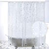 WELTRXE Shower Curtain Liner with Magnets, Shower Curtains Waterproof for