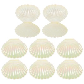 PRETYZOOM Seashell Candy Box Set 10PCS Plastic Party Favor Containers Shell Holder for Wedding Birthday Christmas