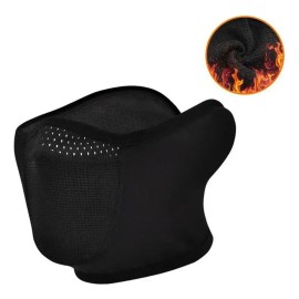 Pasamontañas Térmico Deportivo Con Malla Respirble Negro Liso One Size Fits All