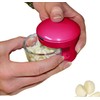 Garlic Perfection Press, Crusher, Mincer, and Storage Container - Easy