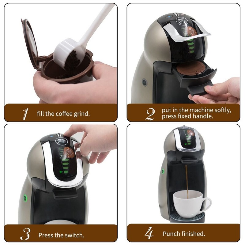 i Cafilas Refillable Coffee Capsule Reusable Pod Espresso Coffee Filter