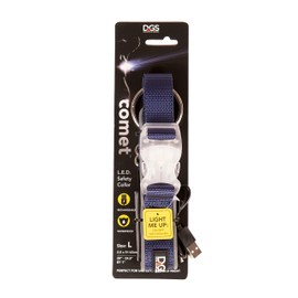 Dog Gone Smart Rechargeable LED Light Up Comet Dog Collar