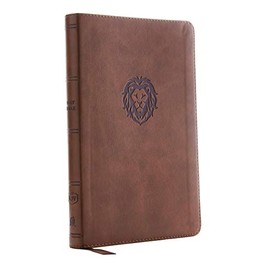 KJV, Thinline Bible Youth Edition, Leathersoft, Brown, Red Letter, Comfort Print: Holy Bible, King James Version