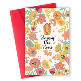ATTLVV Happy New Home Card for Women Men,Housewarming Card Gifts for Friends,House Warming Gifts New Home