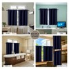 Gwine Navy Blue Blackout Curtains for Small Window Treatment, Light