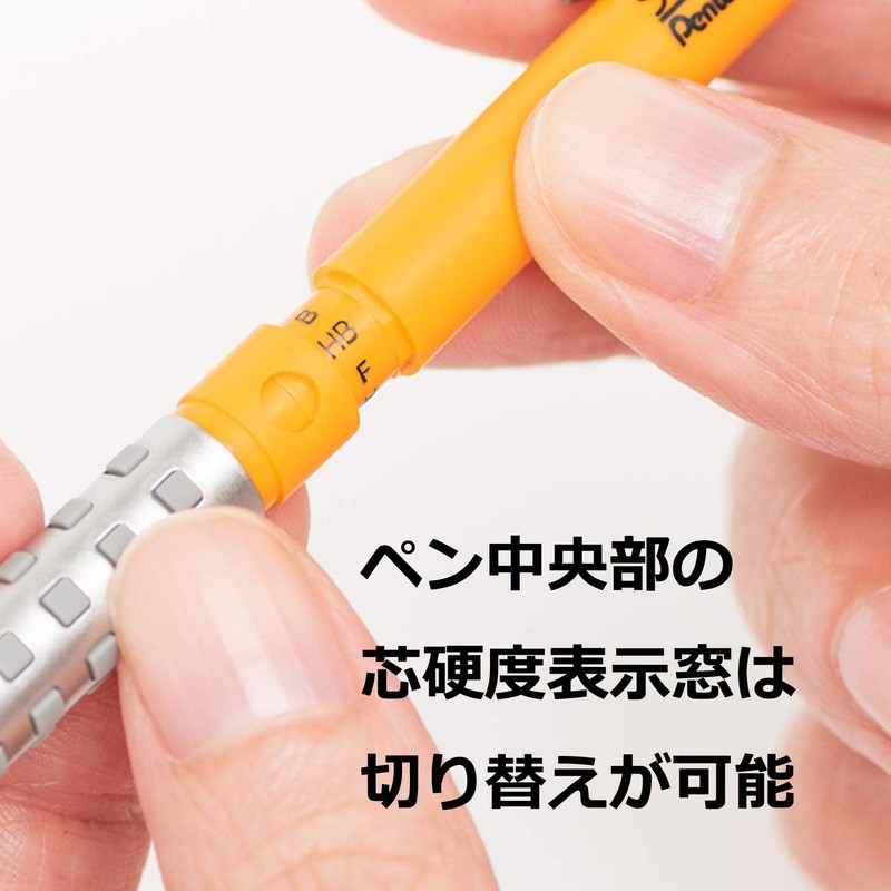 Pentel Q1005-15A Smash Mechanical Pencil, 0.02 inches (0.5 mm), Orange