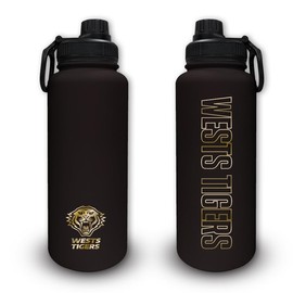Wests Tigers NRL Rugby League Stainless Steel 960ml Drink Bottle