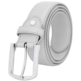 Falari Men Women Genuine Leather Casual Dress Belt With Single Prong Buckle 16 Colors