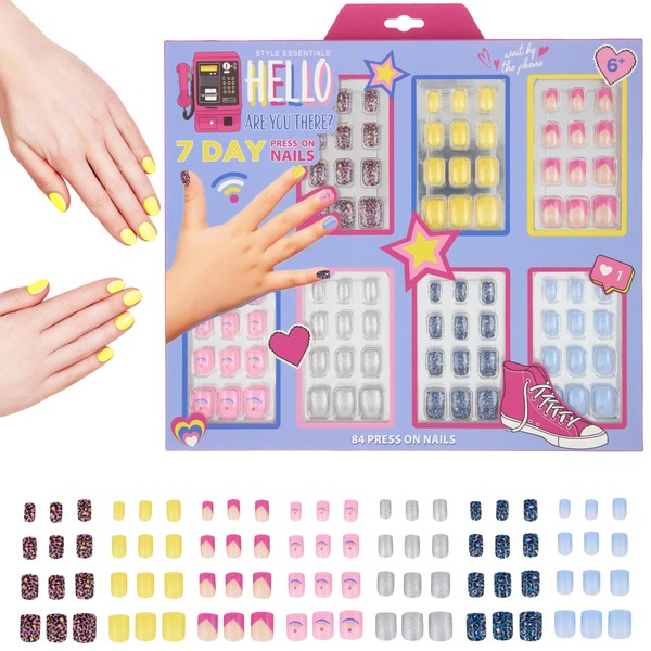 Expressions 7 Day Manicure Collection - 84PC Press On Nail
