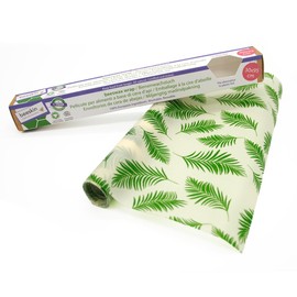 beeskin Beeswax Cloth Roll for Keeping Fresh & Storage of Food - Flexible Cut to Size Wax Paper - 30 x 95 cm (Palm)