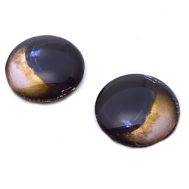 Cross-Eyed Possum Animal Glass Eyes Jewelry Custom Art Doll Taxidermy Making Faux Taxidermy Supplies Sculptures Polymer Clay Multiple Size 6mm 8mm 10mm 12mm 14mm 16mm 20mm 25mm 30mm 40mm (12mm Pair)