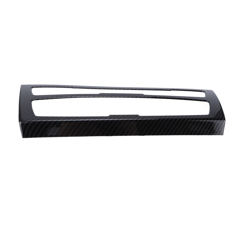 Air Conditioning Button Frame Carbon Fiber Texture Panel Trim Replacement