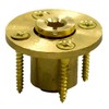 Buffalo Blizzard Wood Deck Brass Anchor for Pool Safety Cover