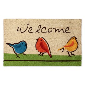 DII DII Natural Coir Doormat Outdoor Welcome Mat, 17x29, for The Birds